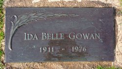 Ida Belle <I>Betts</I> Gowan 