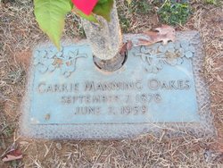 Carrie <I>Manning</I> Oakes 