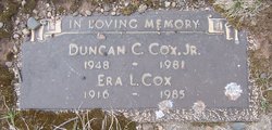 Duncan C Cox Jr.