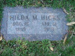 Hilda Marie <I>Ropp</I> Hicks 