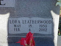 Mary Lora <I>Leatherwood</I> Brendle 