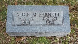 Alice Marie Barnett 