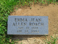 Emma Jean <I>Allen</I> Roach 