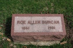 Mary Rosetta “Roe” <I>Allen</I> Duncan 