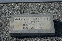 Mary Alice <I>Marshall</I> Halstead 
