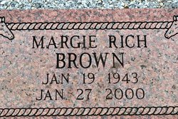 Margie <I>Rich</I> Brown 