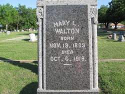 Mary Louisa <I>Petty</I> Walton 