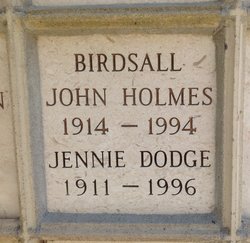 Jennie <I>Dodge</I> Birdsall 