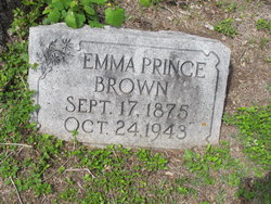 Emma <I>Prince</I> Brown 