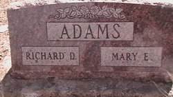 Mary Elizabeth <I>Rice</I> Adams 