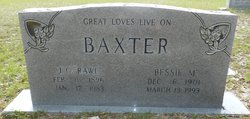 Bessie Jane <I>McElroy</I> Baxter 