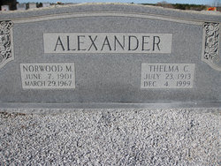 Thelma Catherine <I>Chance</I> Alexander 