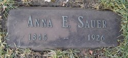 Anna E. <I>Schenk</I> Sauer 