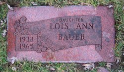 Lois Ann <I>Gast</I> Bauer 