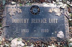Dorothy Bernice <I>Blackwell</I> Lott 