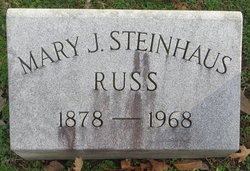 Mary J <I>Steinhaus</I> Russ 