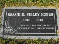 Bessie B. <I>Sibley</I> Hobbs 