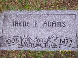 Irene Fannie Adams 