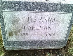 Effie Ann <I>Perrine</I> Dahlman 