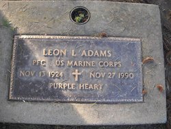PFC Leon Laverne Adams 