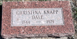 Christina <I>Knapp</I> Dale 