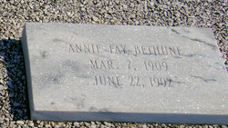 Annie Faye <I>Henderson</I> Bethune 