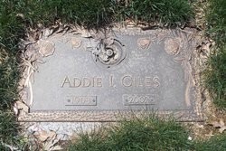 Addie Irene <I>Pickering</I> Giles 
