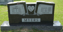 Lillian <I>Cox</I> Myers 