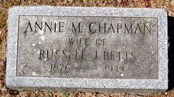 Annie M. <I>Chapman</I> Betts 