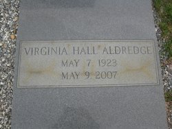 Virginia <I>Hall</I> Aldredge 
