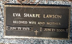 Eva Mae <I>Sharpe</I> Lawson 