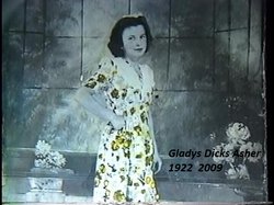 Gladys <I>Dicks</I> Asher 