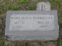 Mary Estelle <I>Mack</I> Barringer 