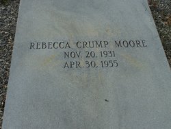 Rebecca <I>Crump</I> Moore 
