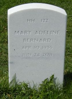 Mary Adeline <I>Coleman</I> Bernard 