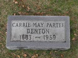 Carrie May <I>Partee</I> Denton 