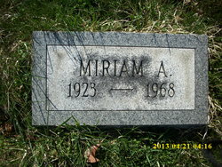 Miriam A Cathcart 