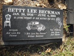 Betty Lee <I>McCowan</I> Beckman 