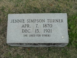 Jennie Simpson Turner 