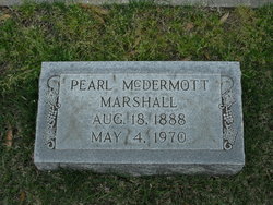 Pearl McDermott Marshall 
