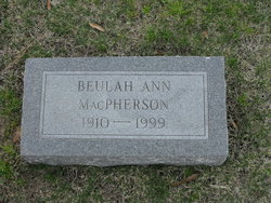 Beulah Ann McPherson 