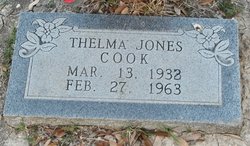 Thelma Marie <I>Jones</I> Cook 