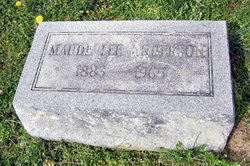 Maude Lee <I>Colvin</I> Anderson 