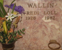Fredora Jean “Fredi” <I>Loll</I> Wallin 