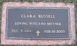 Clara <I>Crabtree</I> Russell 