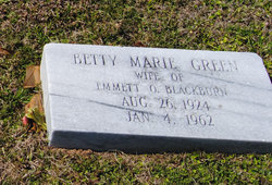 Betty Marie <I>Green</I> Blackburn 