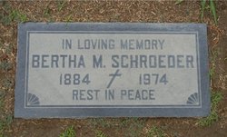 Bertha Matilda <I>Rodieck</I> Schroeder 