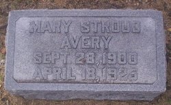Mary <I>Stroud</I> Avery 