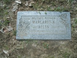 Margaret Kathleen <I>Cook</I> Allen 