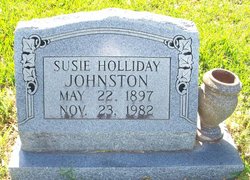 Susie Noble <I>Holliday</I> Johnston 